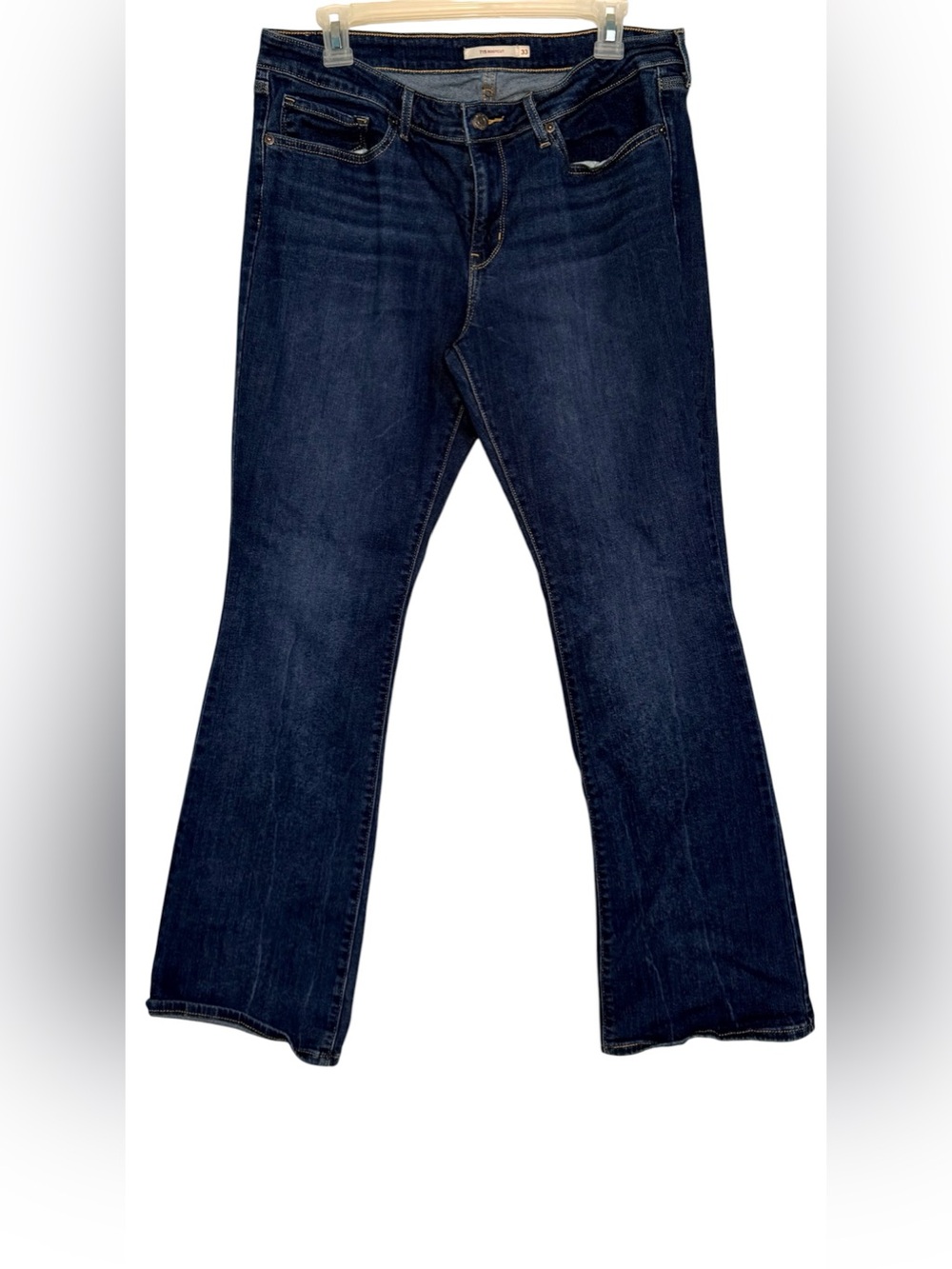 Levi”s Strauss Women's Dark Blue 715 Bootcut Jeans size 33